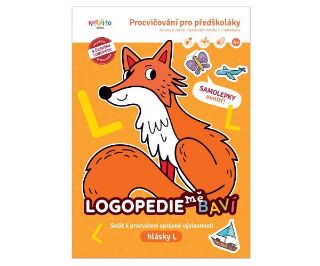 Obrázek z Pracovní sešit Logopedie hláska L + samolepky 